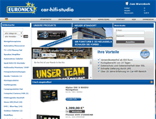Tablet Screenshot of car-hifi-studio-shop.de